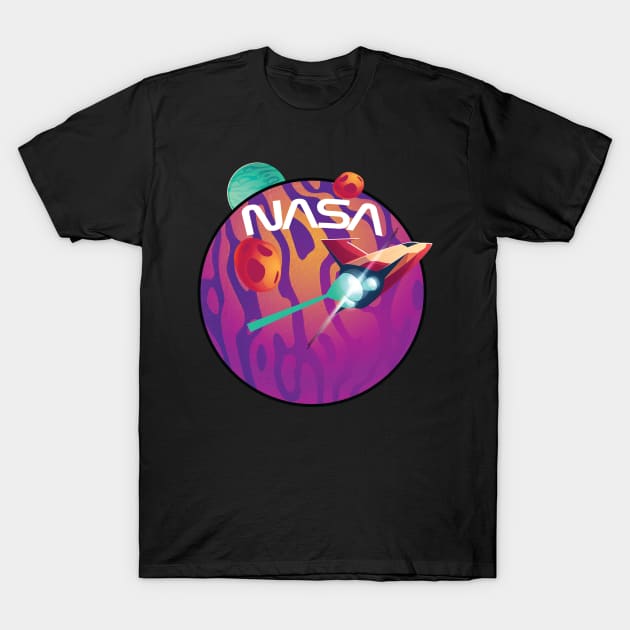 Astronaut 42 T-Shirt by Manlangit Digital Studio